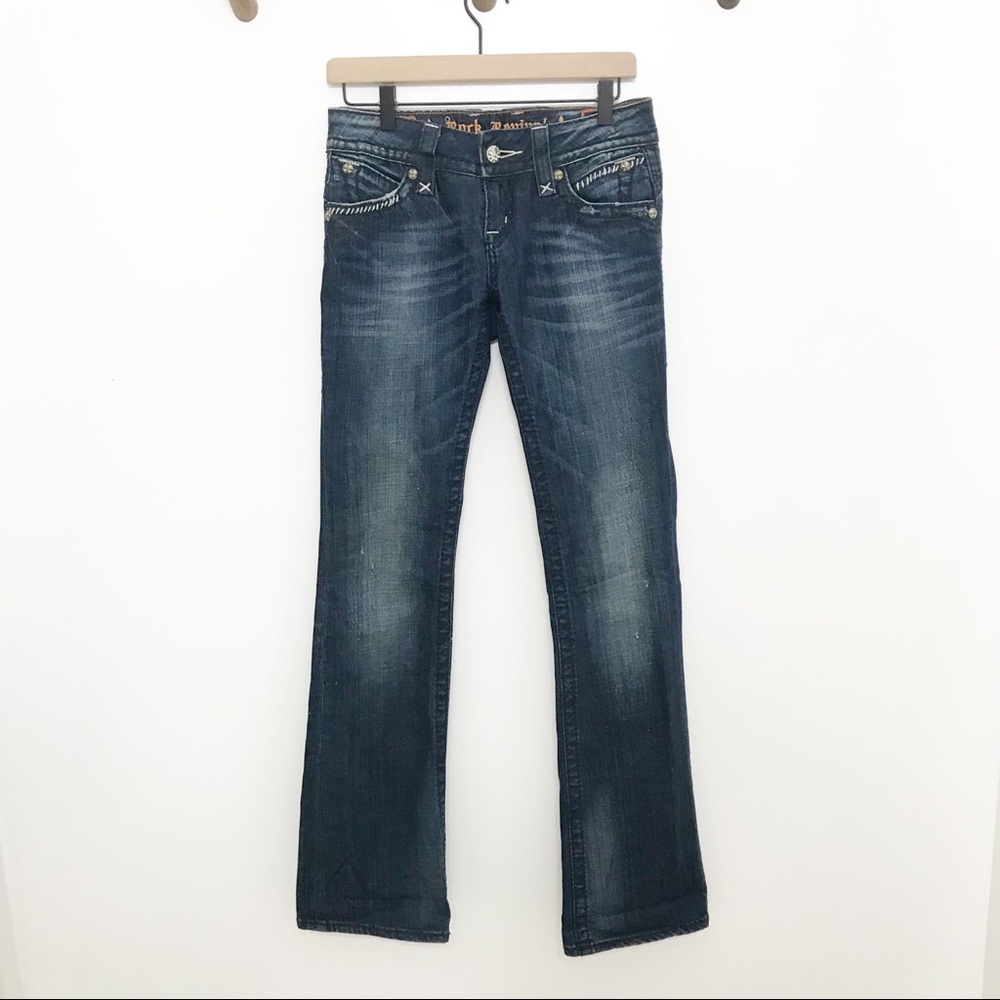 Rock Revival Amy Boot Low-rise Jeans Size 27